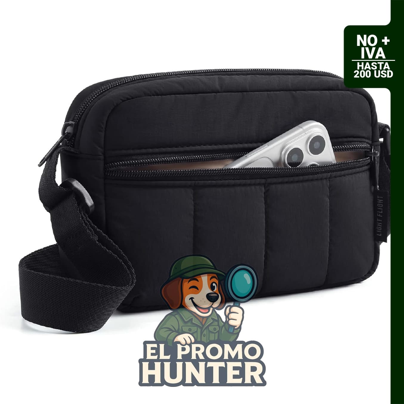 Mini bolso cruzado para mujer, ideal para viajes.