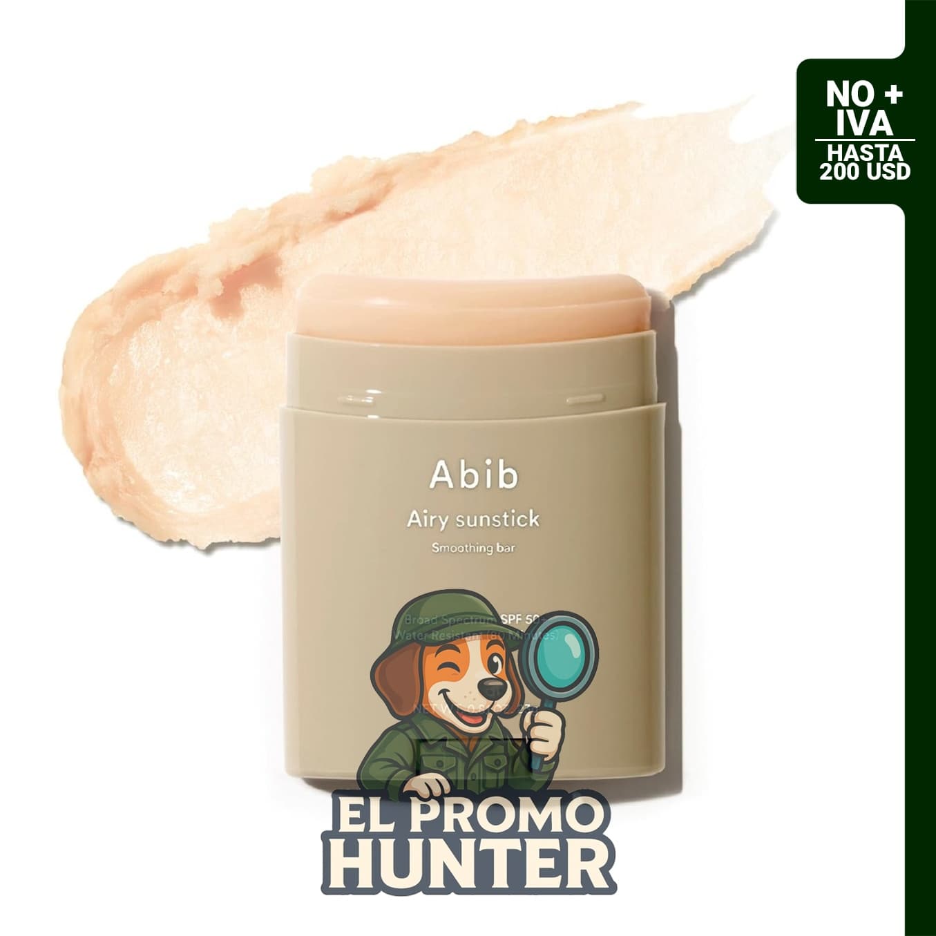 Abib Barra de protección Airy Sunstick SPF50+ 23 g
