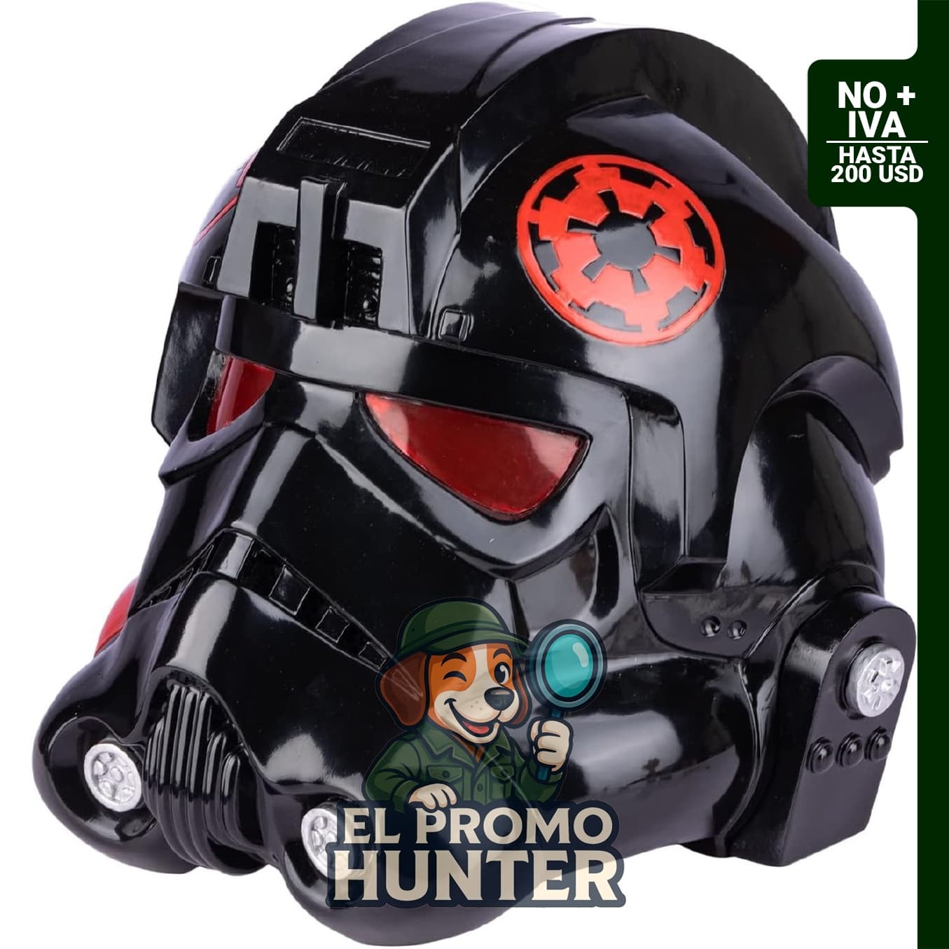 Máscara de casco imperial del infierno escuadrón para hombres adultos, ideal para Halloween y cosplay.