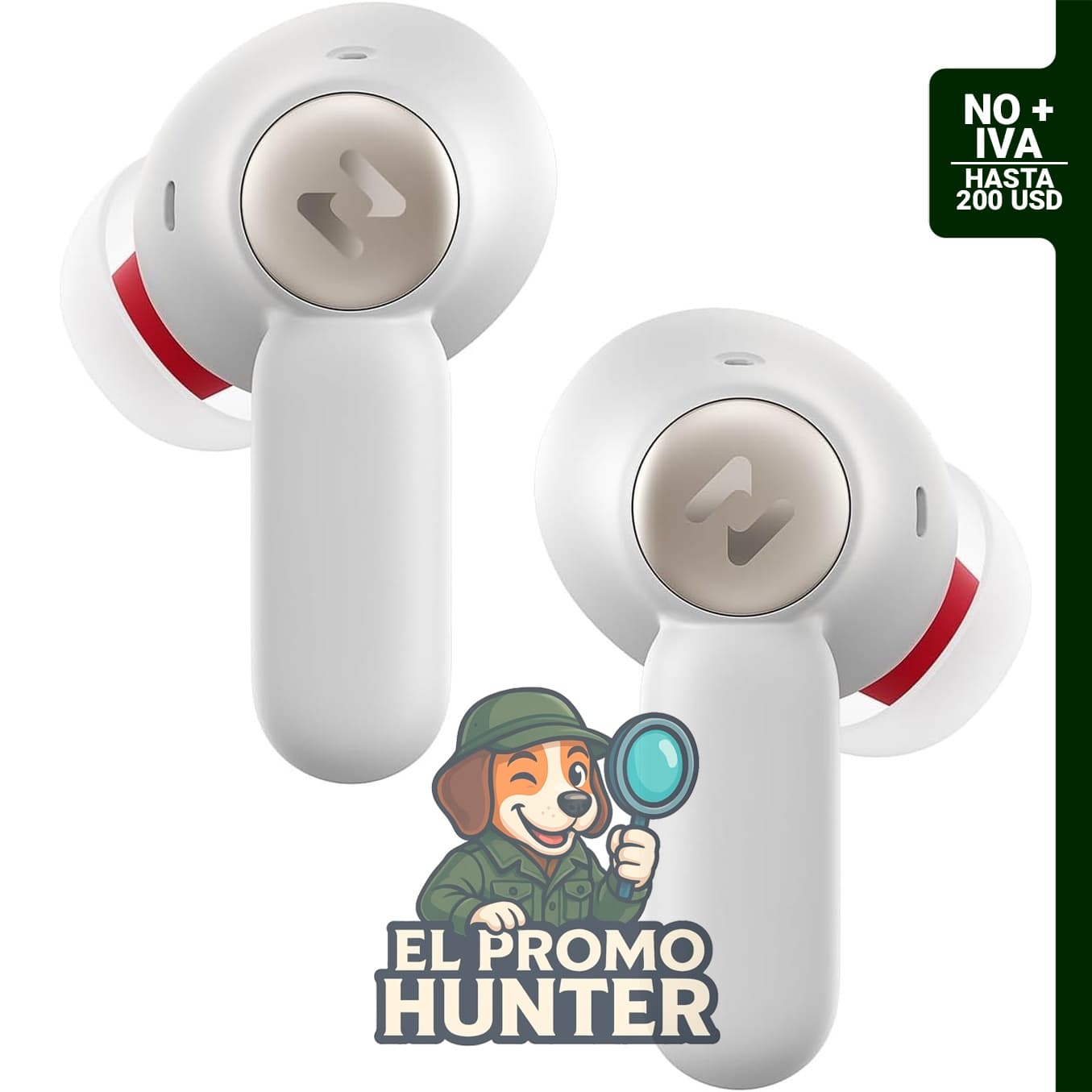 Havit Auriculares inalámbricos híbridos con cancelación activa de ruido, Bluetooth 6.0, 30+ horas de reproducción.