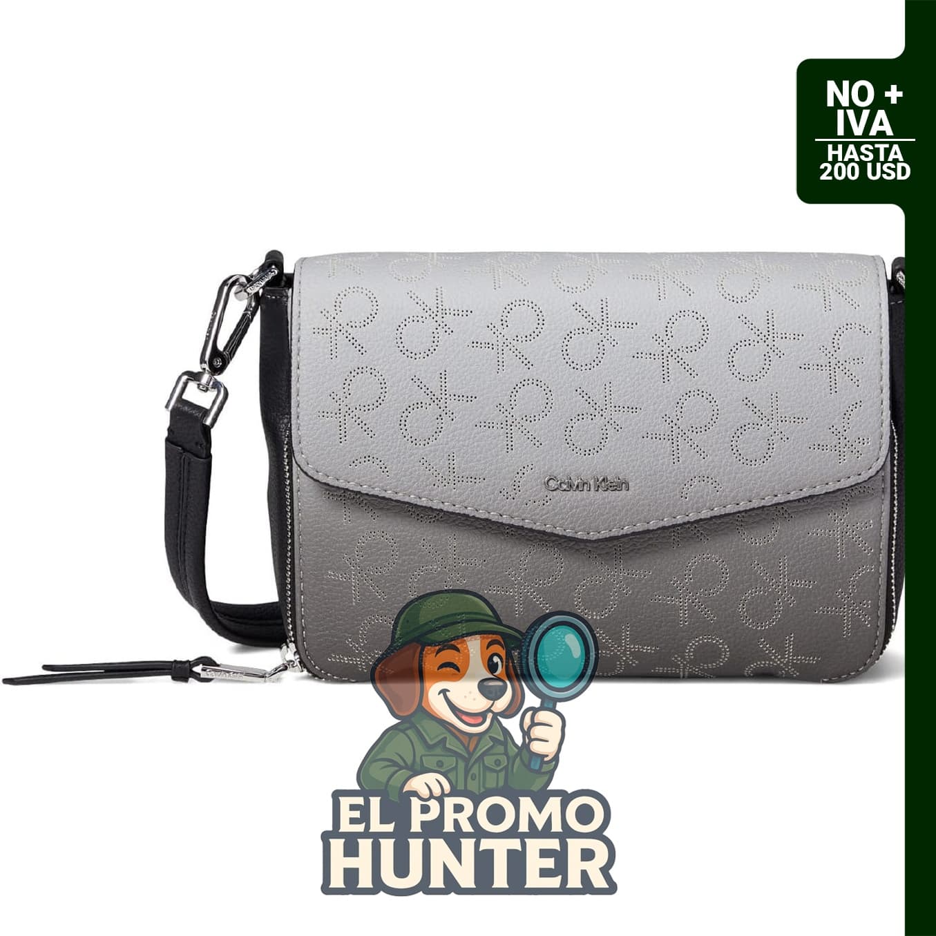 Calvin Klein Bolso de hombro Ava Novelty Demi para mujer.