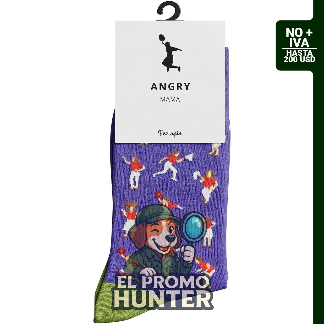 Calcetines de algodón con mensaje "Love You Forever", talla 7-10.