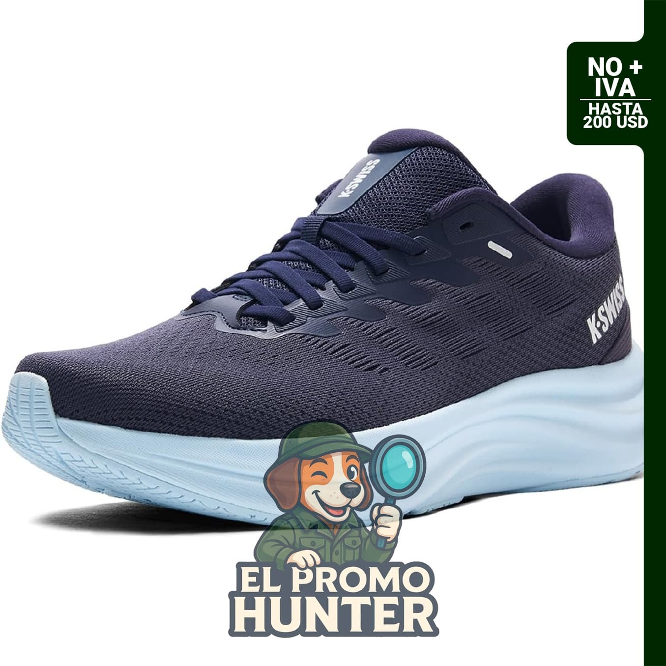 K-Swiss Shadx, tenis para correr y caminar para hombre.