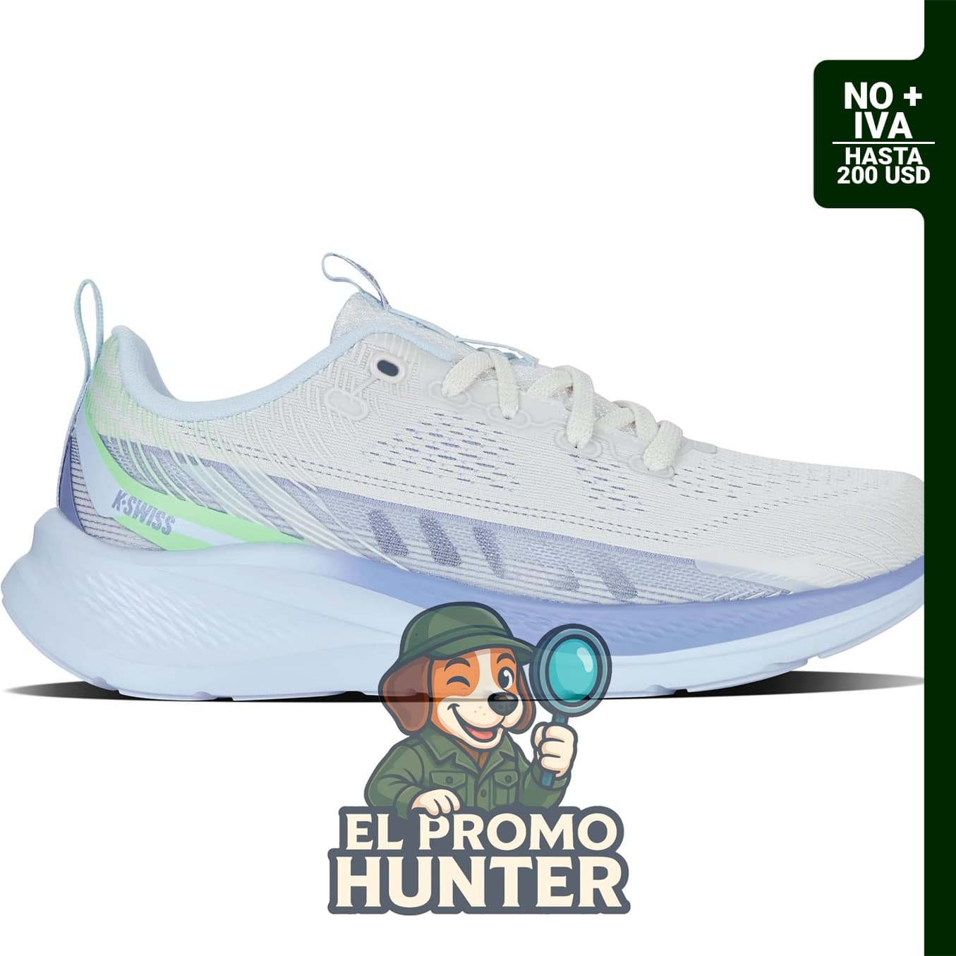 K-Swiss Entrenador Helio para mujer, calzado deportivo.