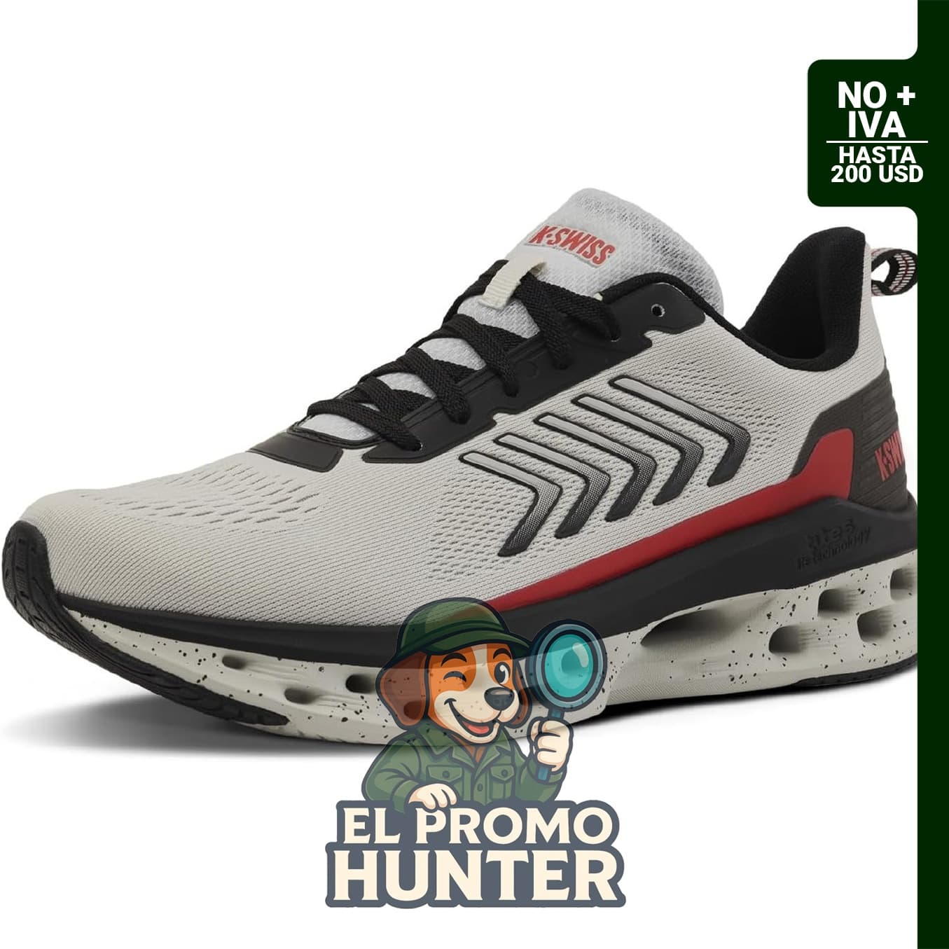 K-Swiss Melrose Tubes Lite - Tenis para hombre, talla 7.5