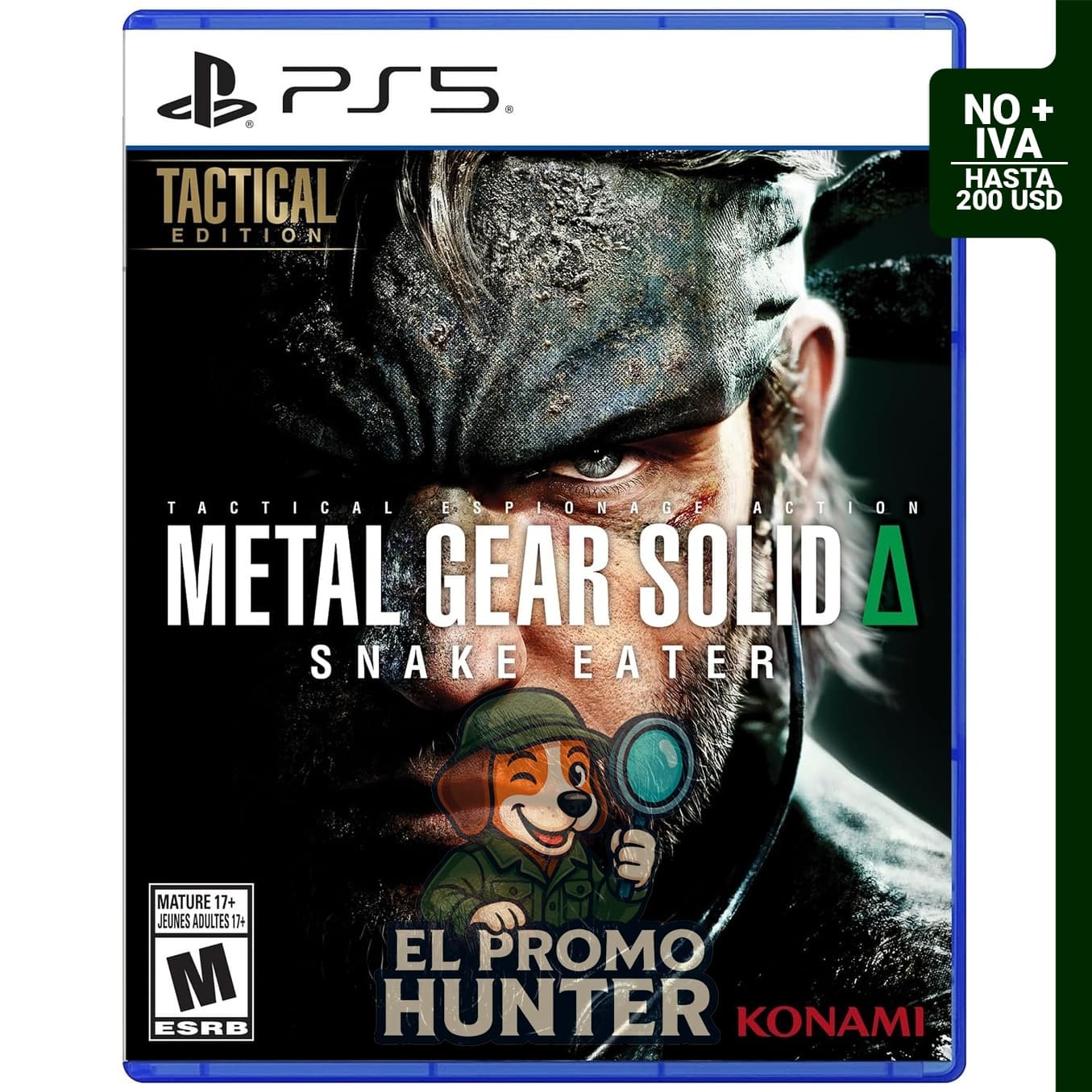 METAL GEAR SOLID Δ: SNAKE EATER TACTICAL ED para PS5.