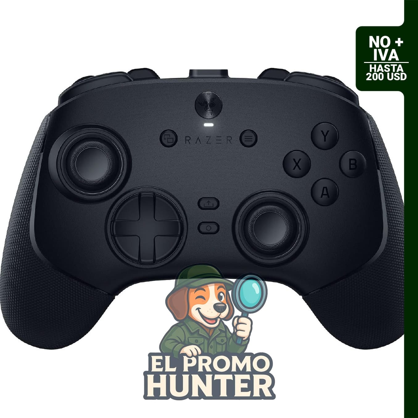 Controlador inalámbrico para juegos Razer Wolverine V3 Pro 8K para PC, color negro.