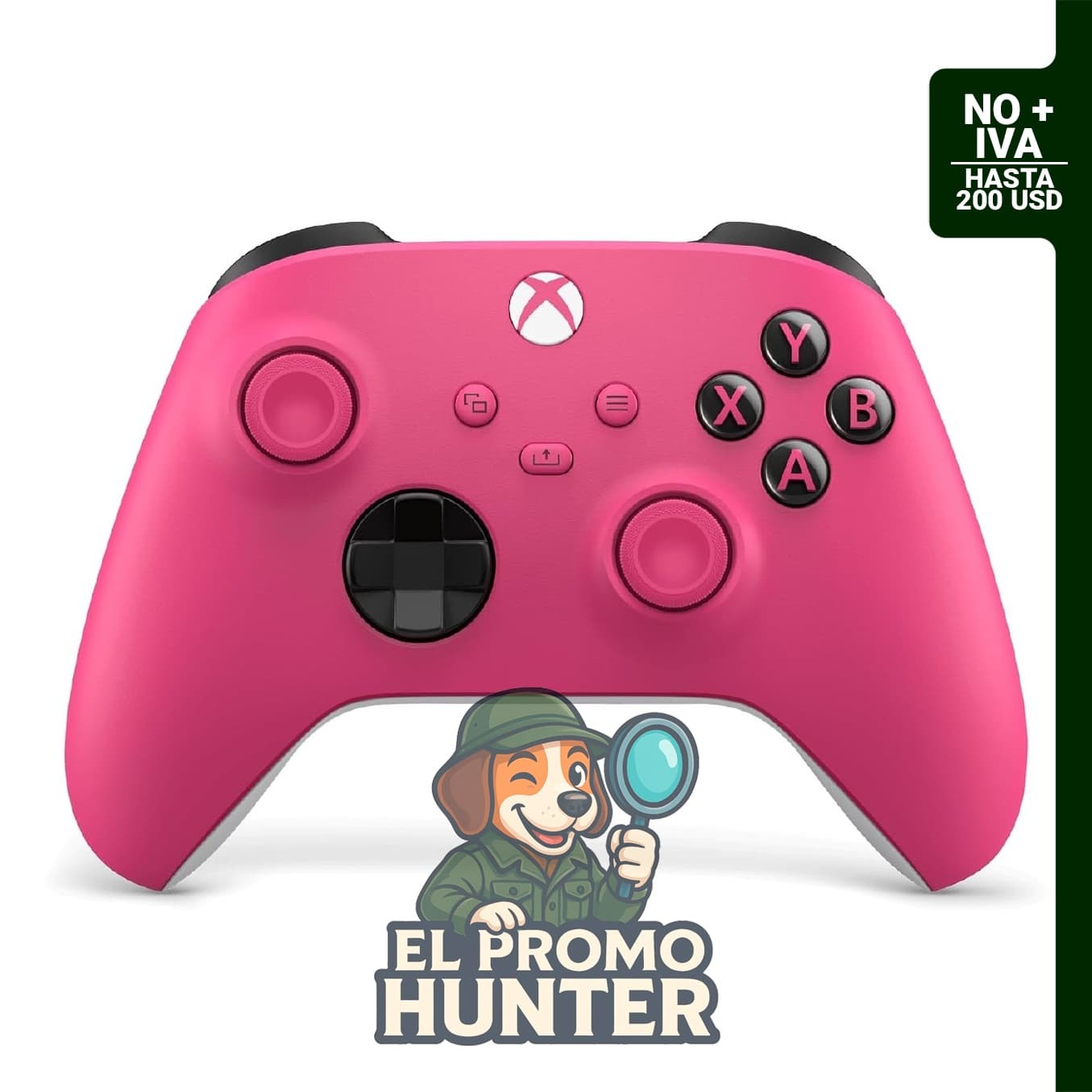 Controlador Inalámbrico Xbox (2025) - Rosa Profundo, compatible con Windows, Android, iOS, FireTV Sticks, Smart TVs y dispositivos VR.