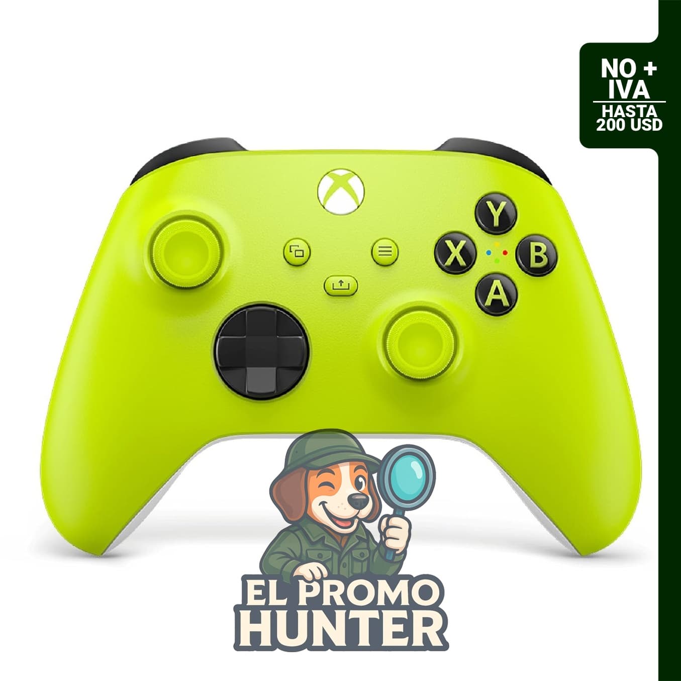 Controlador inalámbrico Xbox Core – Electric Volt para Series X|S, One, Windows PC, Android e iOS.
