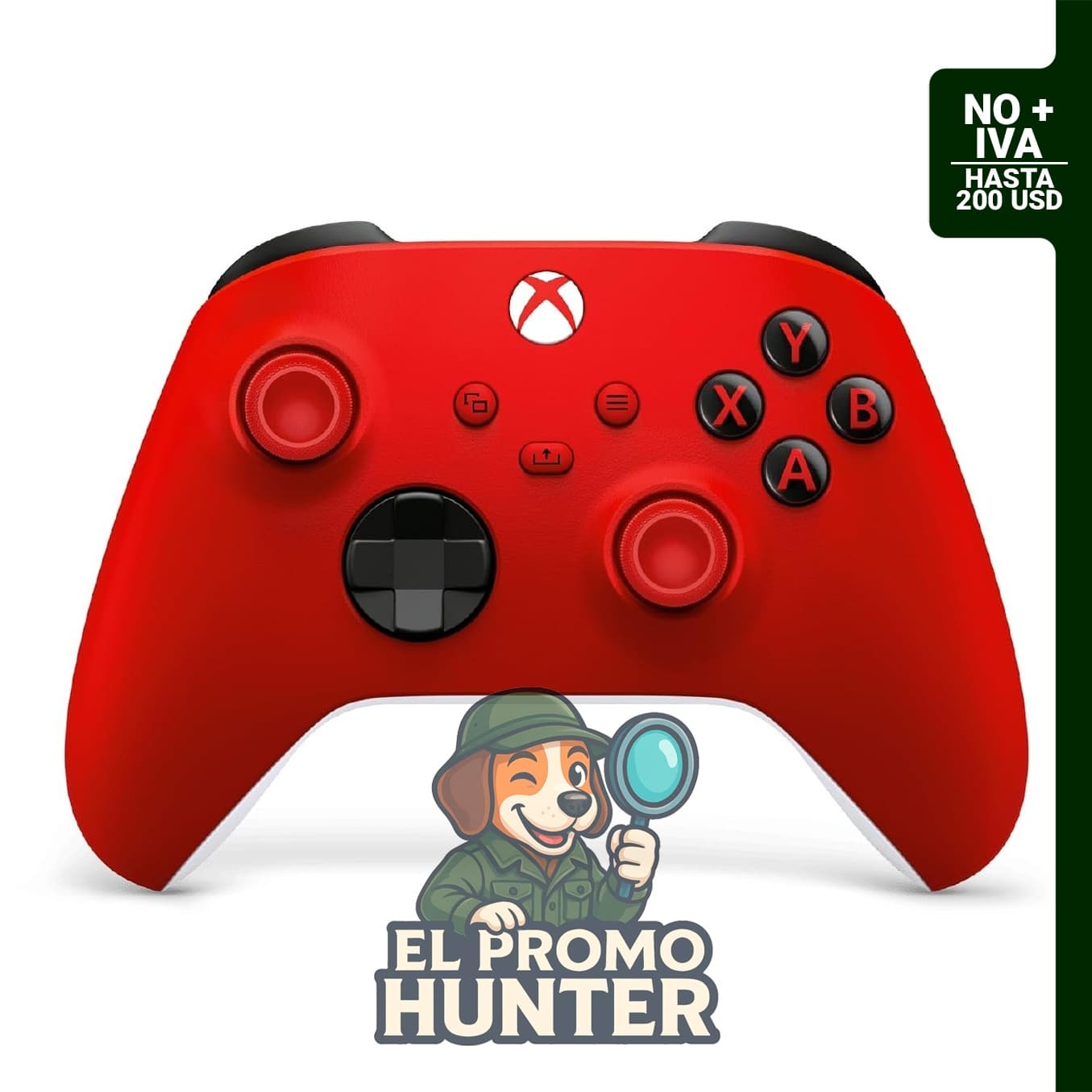 Controlador Inalámbrico Xbox (2025) – Pulse Red, compatible con Xbox, Windows, Android, iOS, FireTV Sticks, Smart TVs y dispositivos VR.
