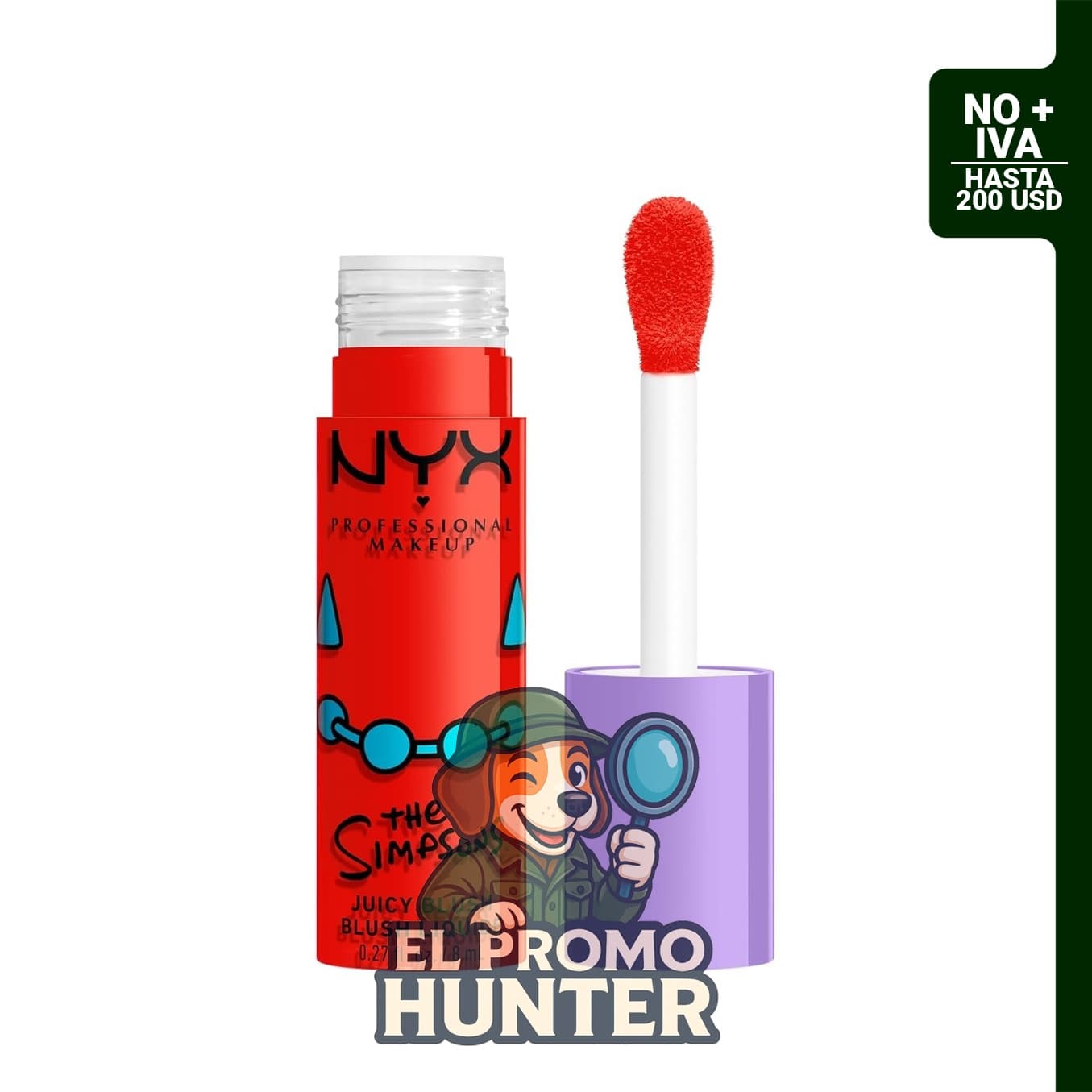 NYX PROFESSIONAL MAKEUP Saucy Sisters' Fat Cheeks - Rubor líquido escarlata sarcástica (rojo rubí), vegano y libre de crueldad.