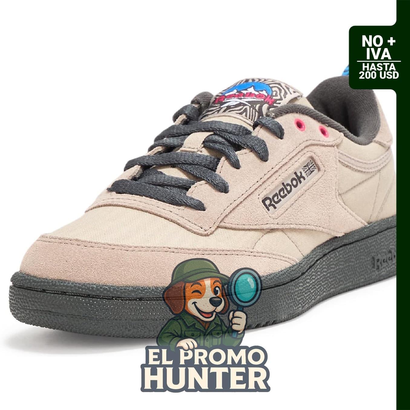 Reebok Club C 85 Tenis para mujer, zapatillas de deporte en color blanco.