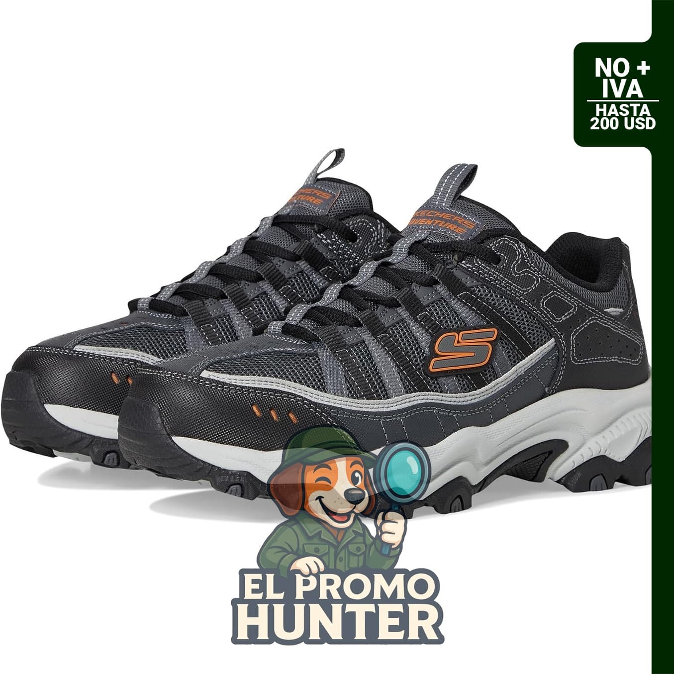 Skechers Hombres Afterburn Legacy, zapato deportivo con diseño clásico y suela de goma.