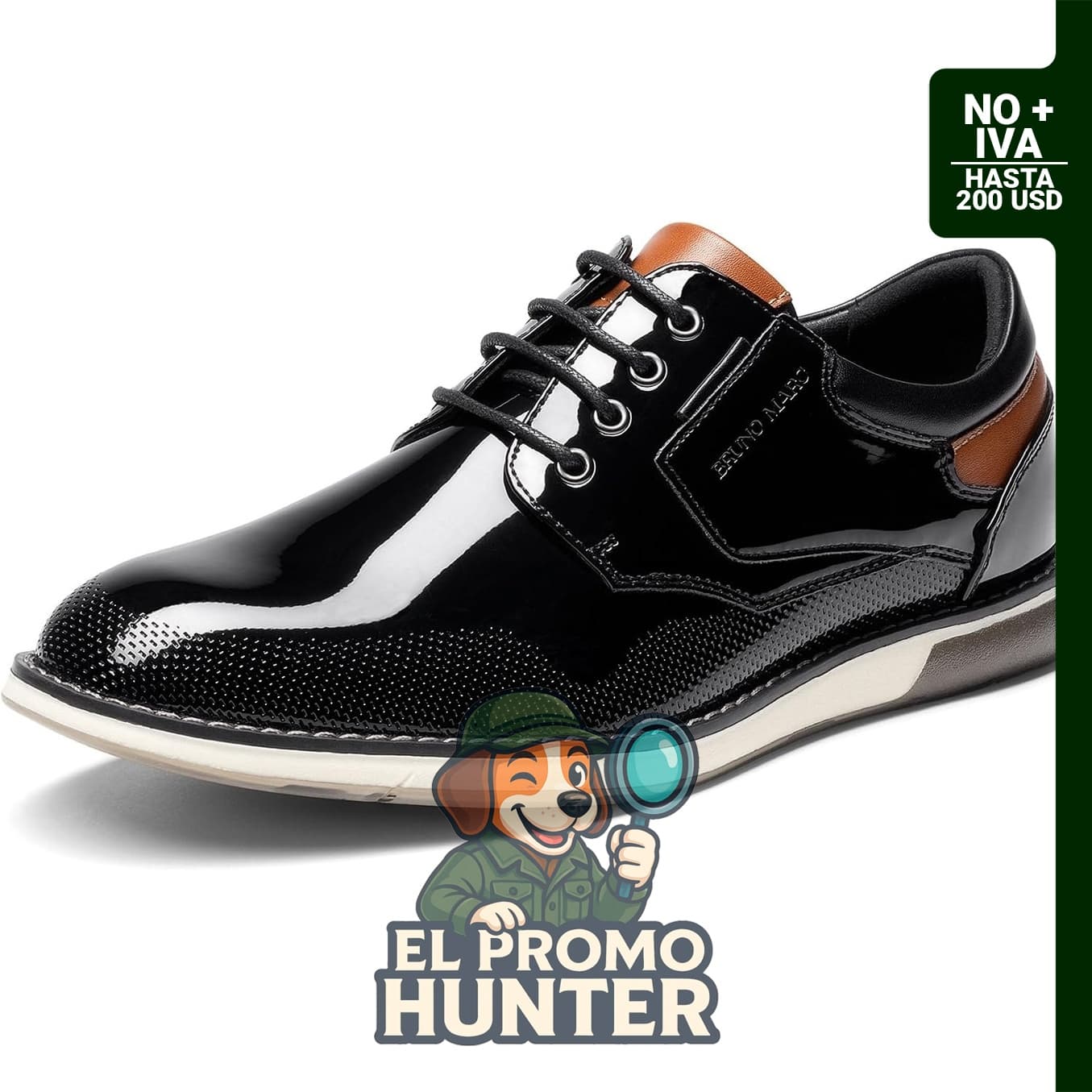 Bruno Marc Zapatillas Oxford Casual Derby para hombre.