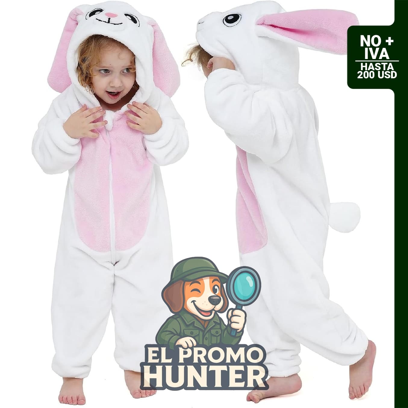 Disfraz de enterizo de animal para bebés y niños pequeños, adecuado para Halloween y cosplay.