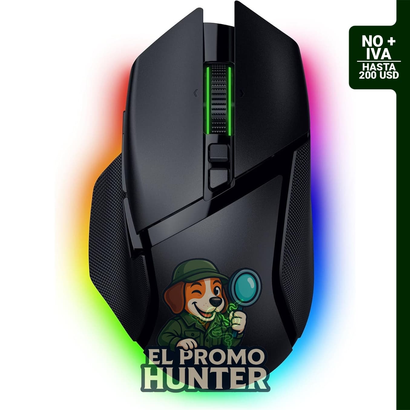 Razer Basilisk V3 Pro 35K - Ratón inalámbrico para juegos con batería de 140 horas.