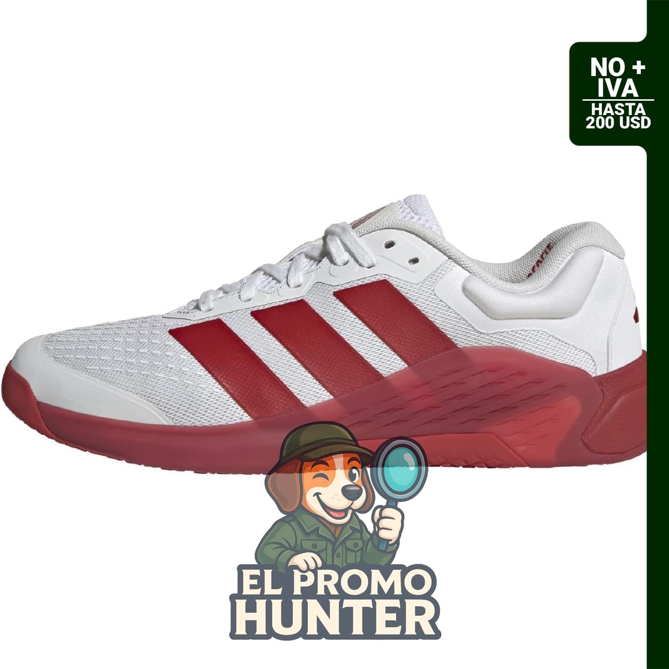 Zapatillas de entrenamiento adidas Hombres Dropset 4, color negro, talla 9.