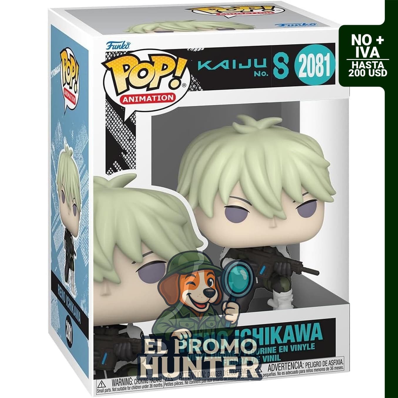 Funko POP! Animación Kaiju No. 8 - Reno Ichikawa, figura coleccionable.