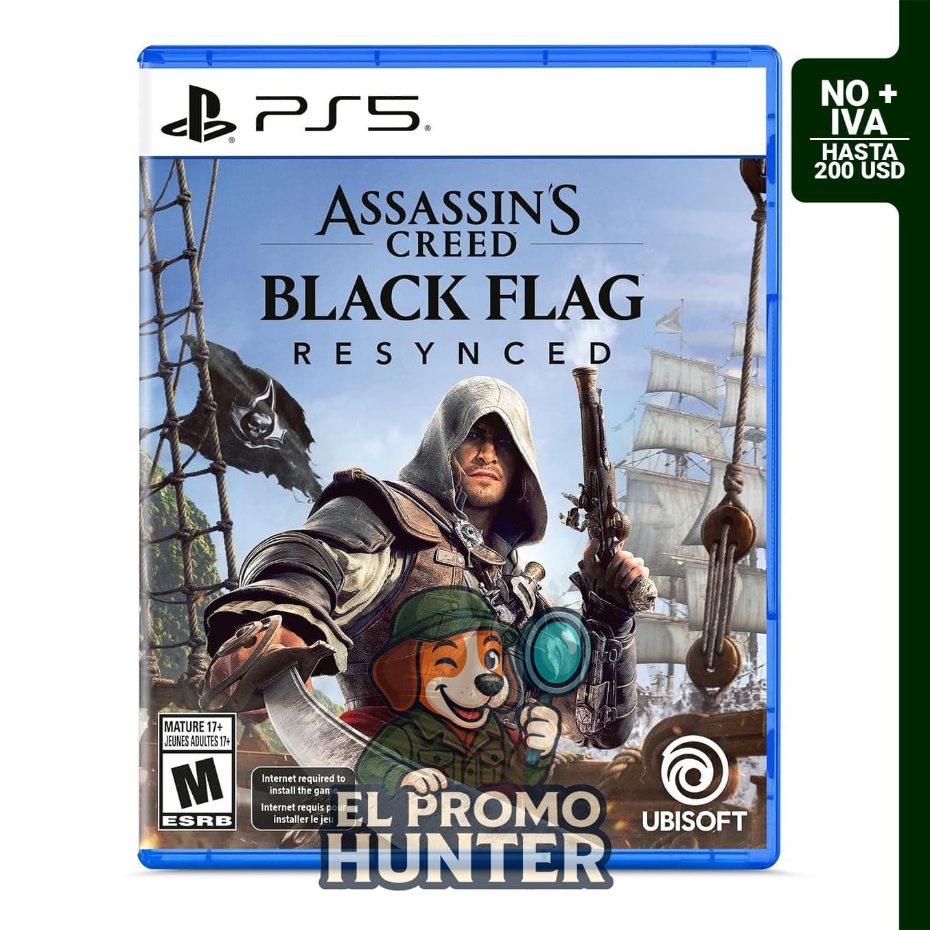 Assassin's Creed Black Flag Resynced para PlayStation 5.