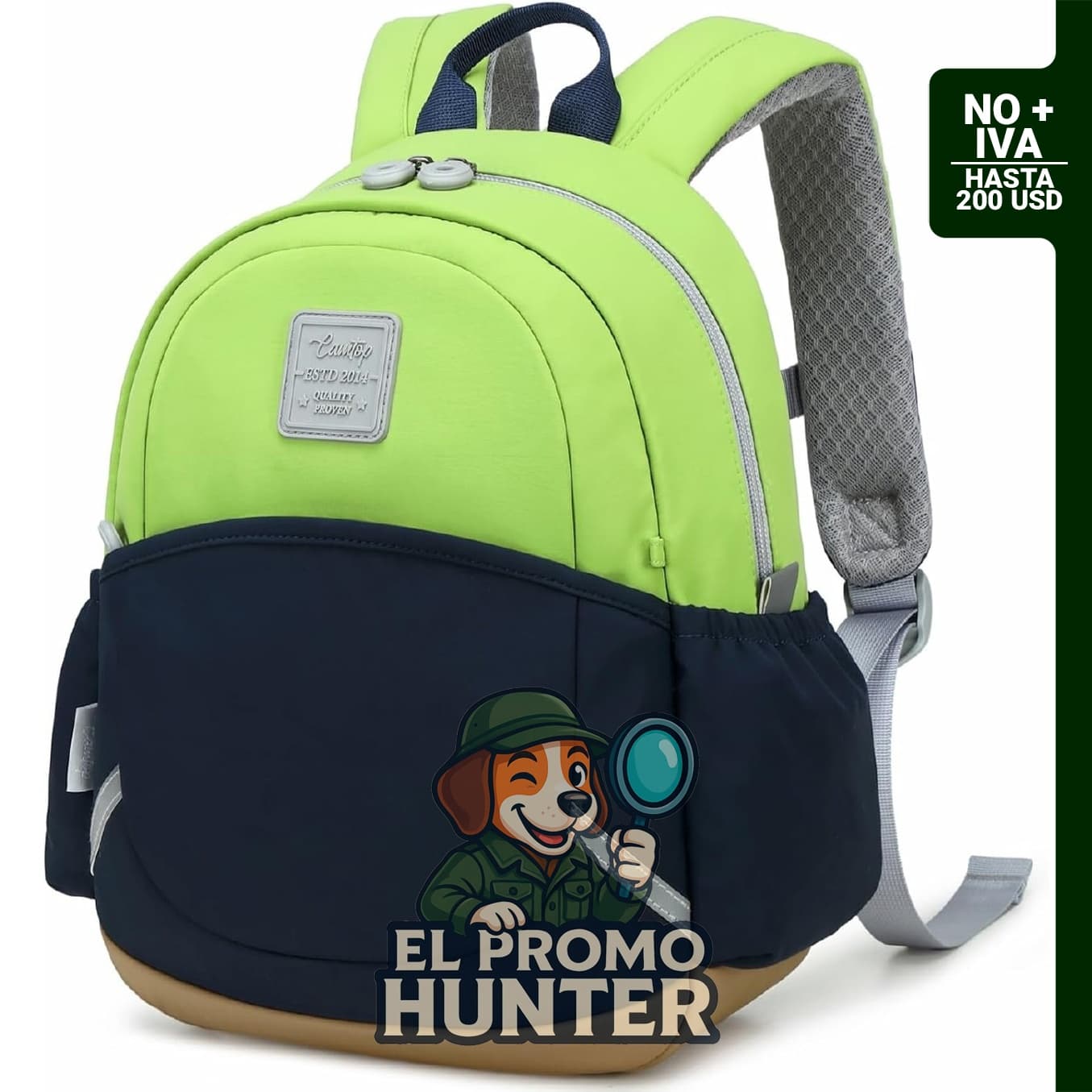 CAMTOP Mochila para niños de 2-4 años, 12" (30 cm) de altura, adecuada para jardín de infantes y guardería.