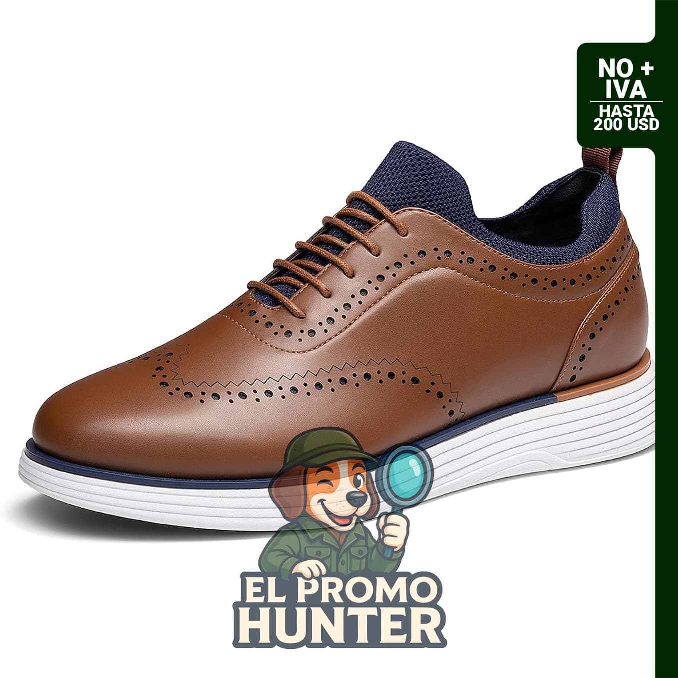 Bruno Marc MaxFlex Oxfords para hombre, zapatillas de vestir.
