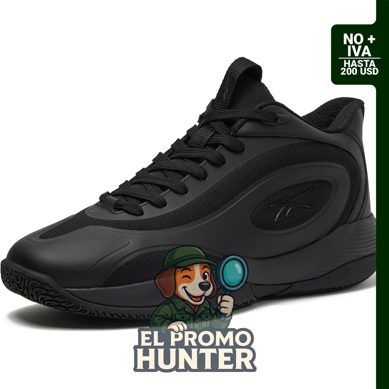 Reebok zapatos de baloncesto de caña alta para hombre.