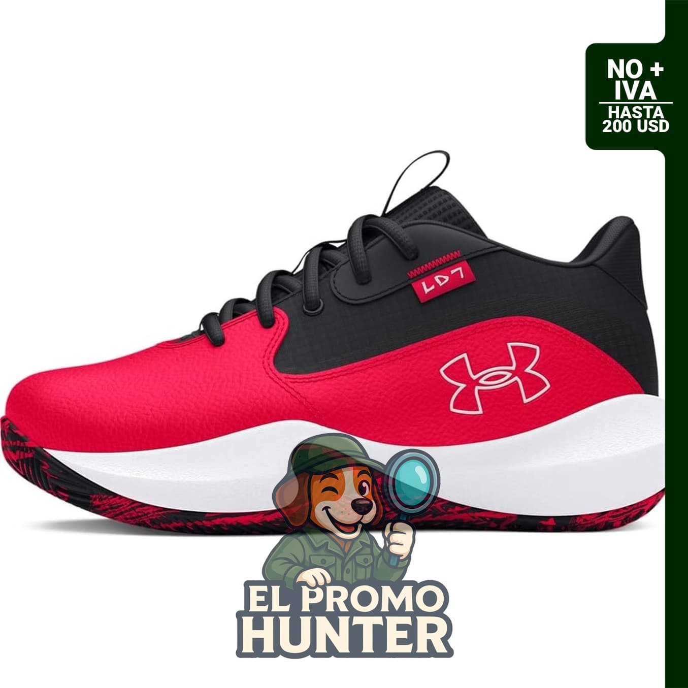Under Armour Calzado de baloncesto Lockdown 7 para niños de preescolar.