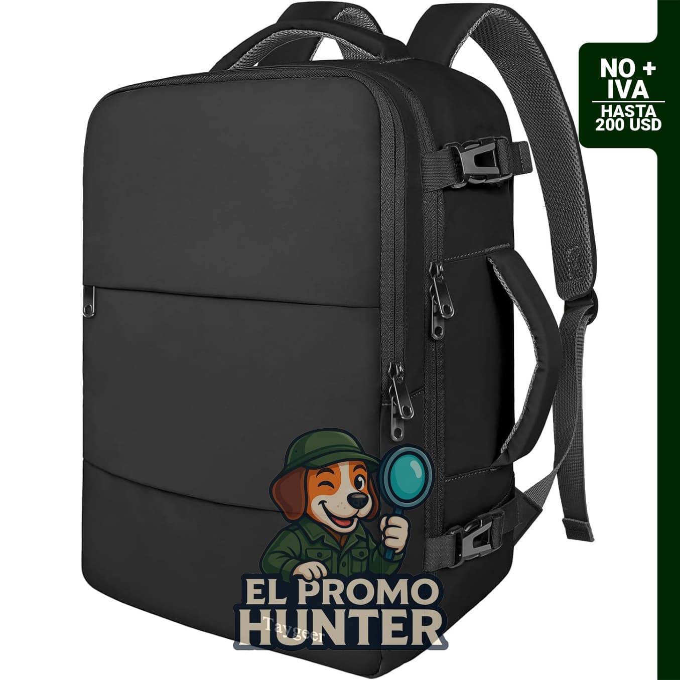 Taygeer Mochila de viaje para laptop, diseñada para transportar computadoras portátiles.