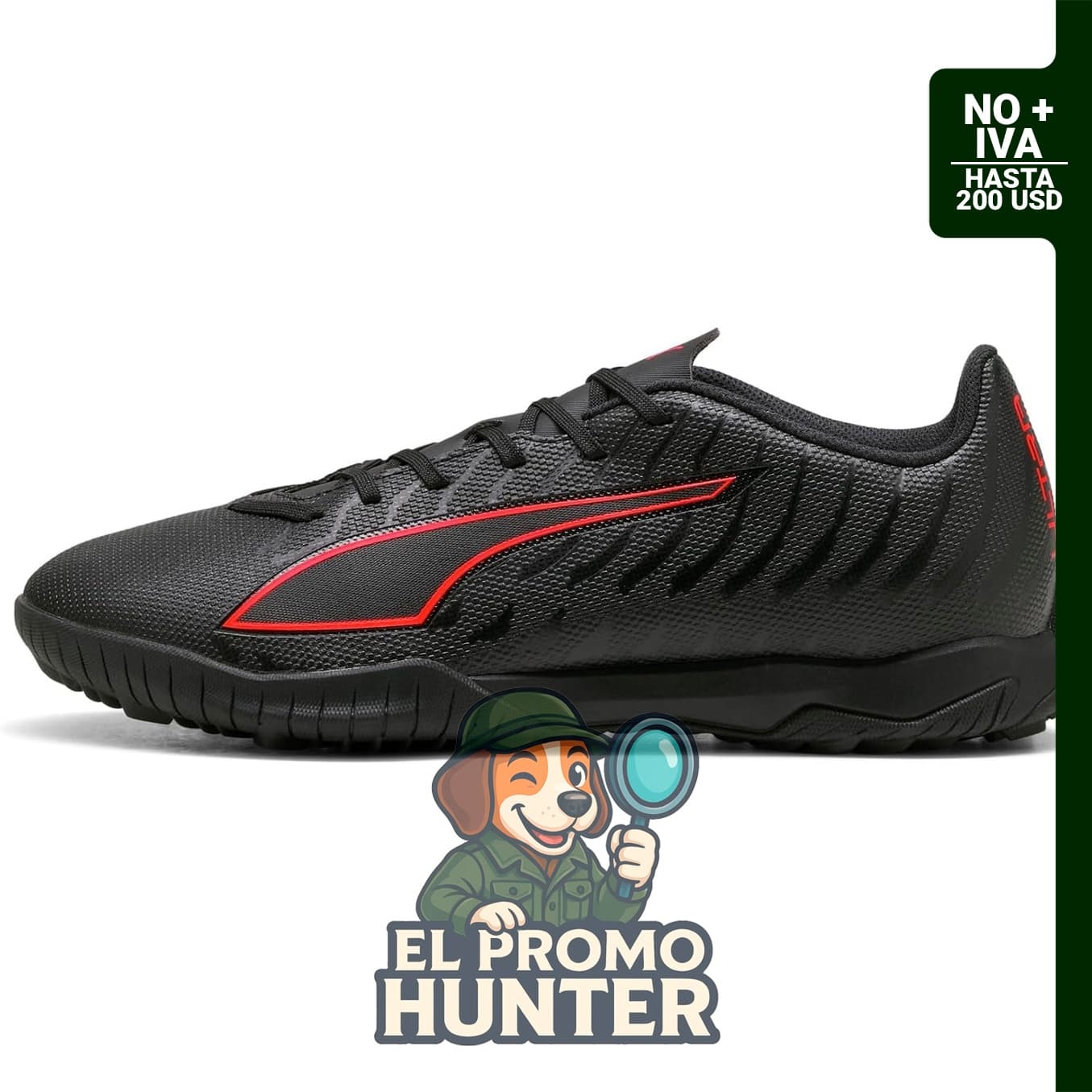 Botines de fútbol PUMA Ultra 6 Play Turf Trainer para hombre.