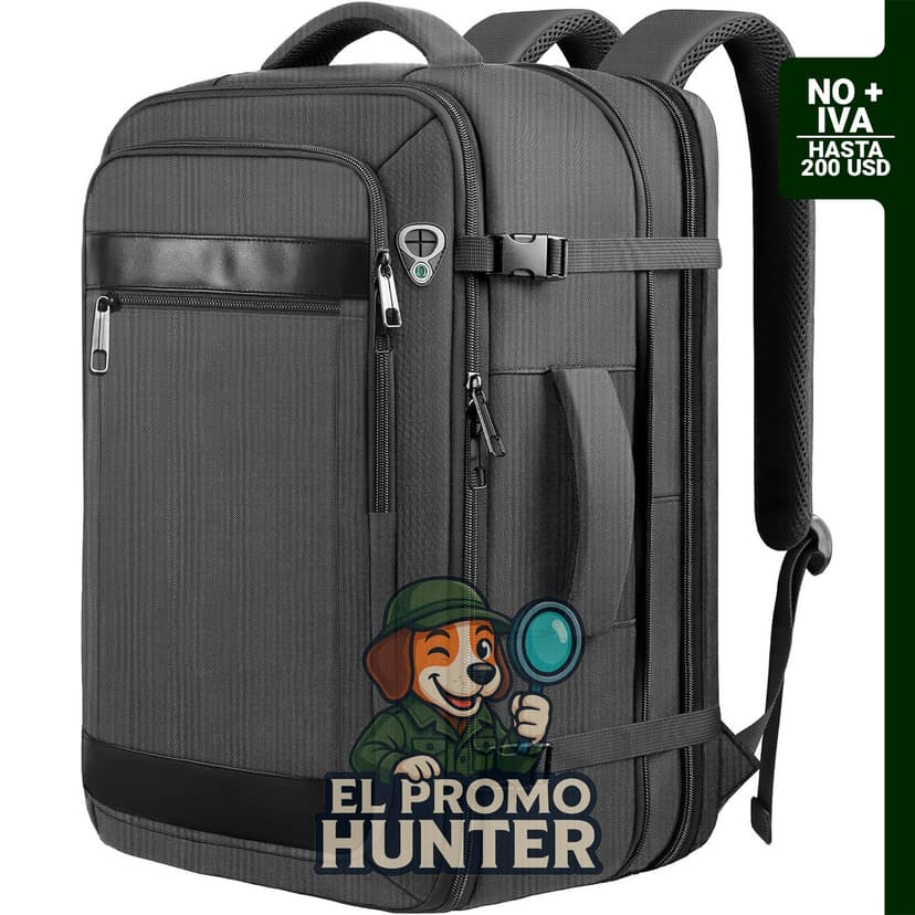 Mochila expandible para portátil de 17.3 pulgadas.