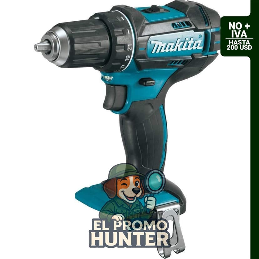 Makita XFD10Z 18V LXT taladro y perforador inalámbrico de iones de litio, 1/2".