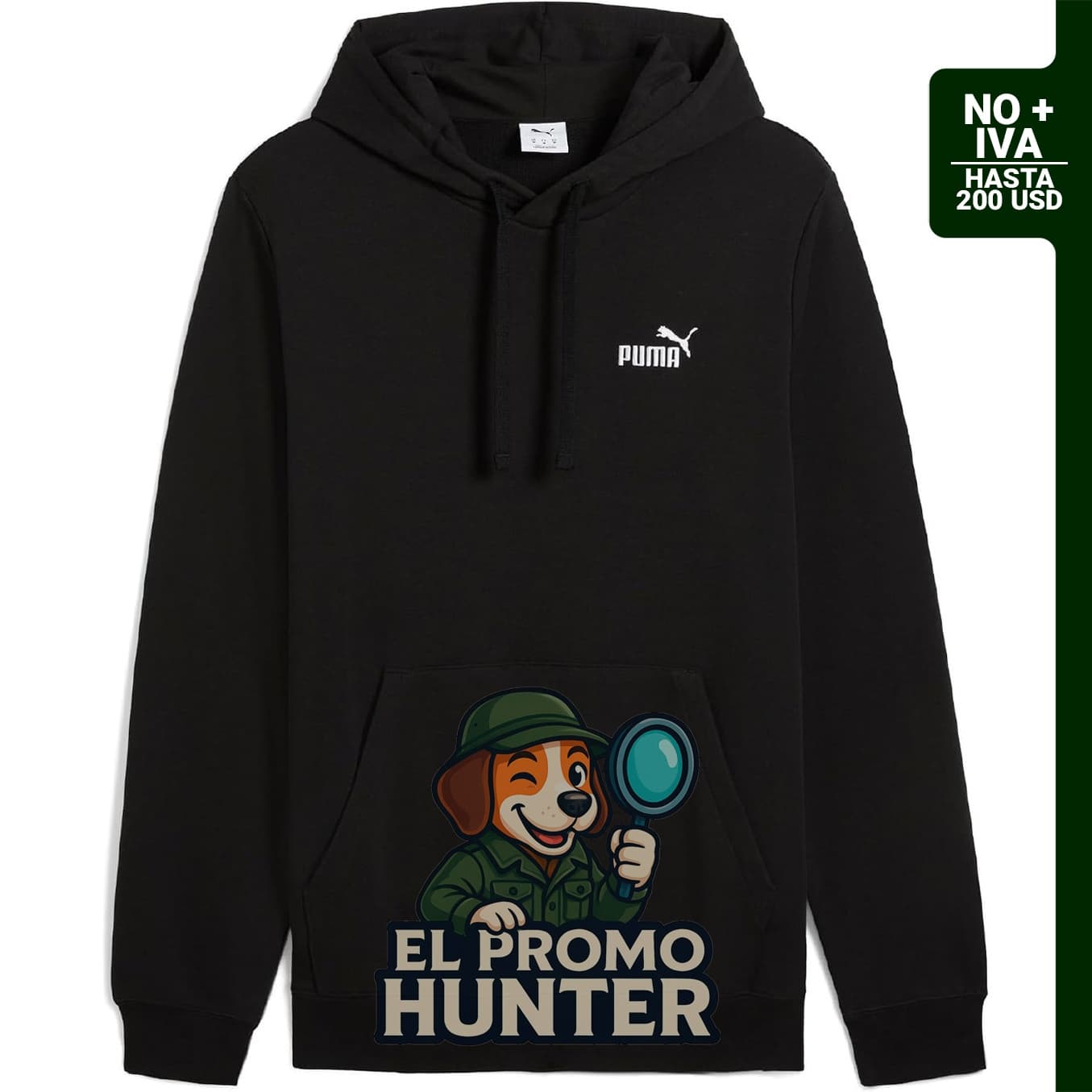 PUMA Essentials - Sudadera con capucha de vellón para hombre, disponible en tallas extragrandes.