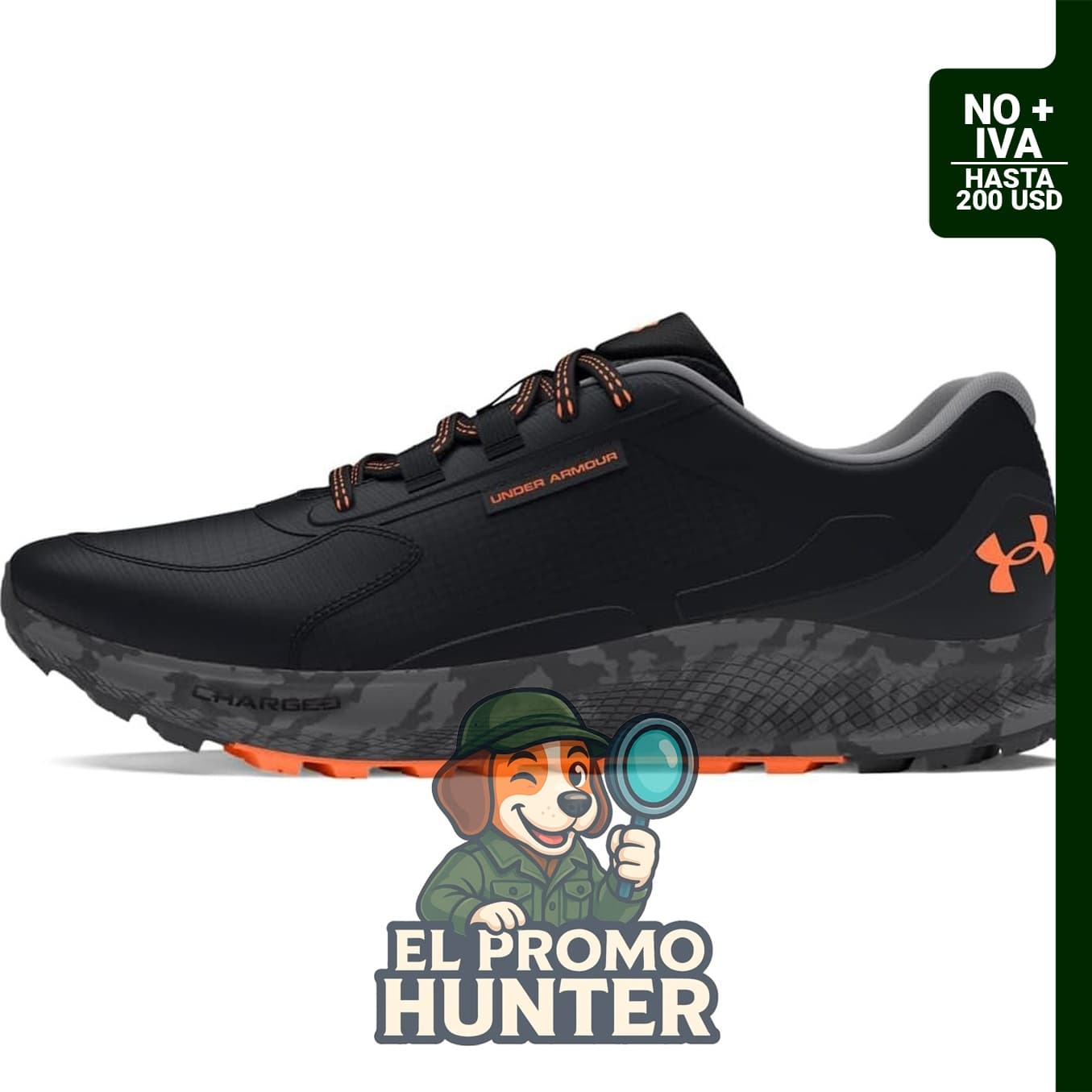 Zapatillas deportivas Charged Bandit Trail 3 de Under Armour para hombre.