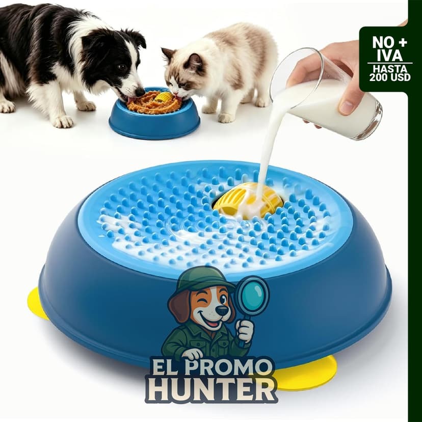 Tazones para perros de alimentación lenta, cuenco para lamer.