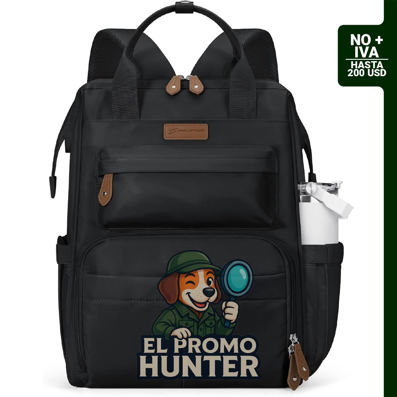 Mochila para laptop Maelstrom, compatible con laptops de 15.6-17.3 pulgadas, impermeable y antirrobo.