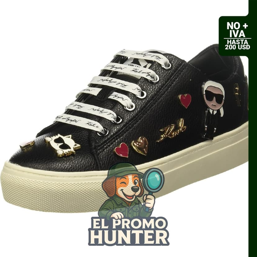 Zapatillas de mujer Karl Lagerfeld Cate Pins con cordones.