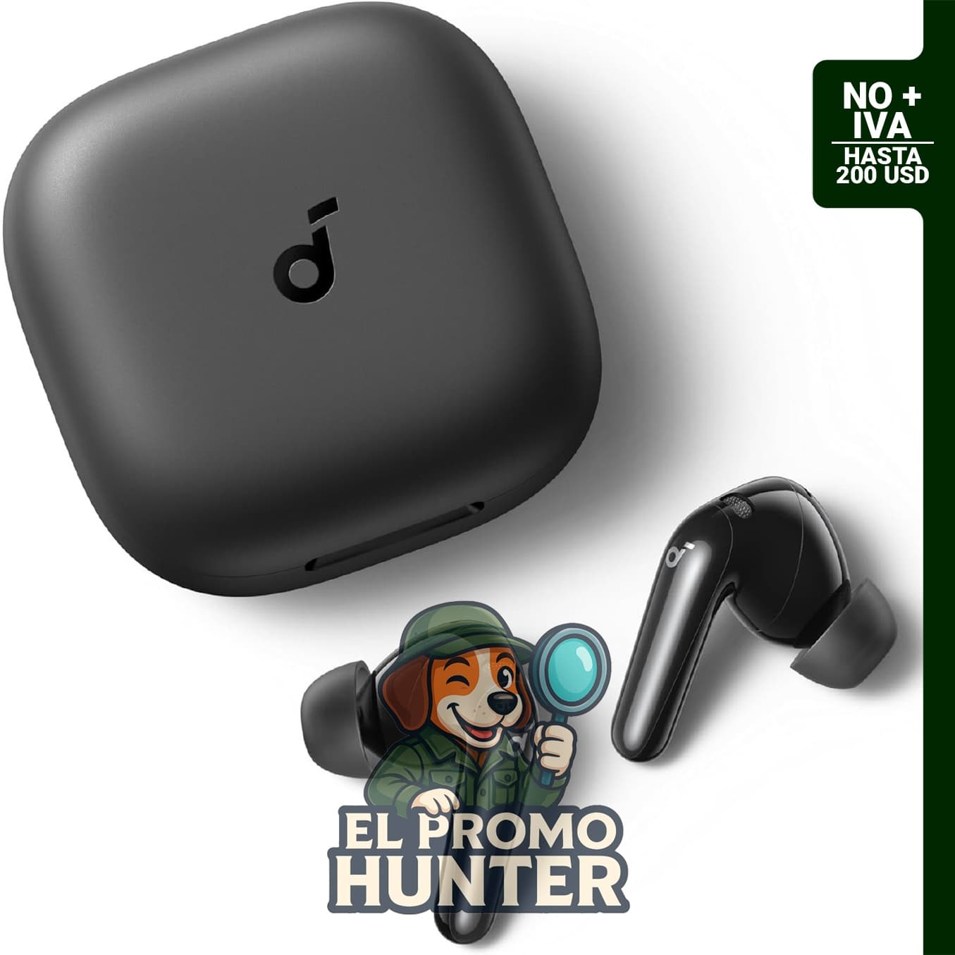 Auriculares Soundcore P31i de Anker con cancelación de ruido adaptativa y sonido de alta resolución.