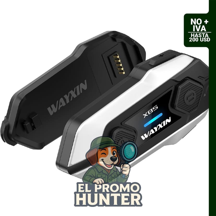 Auriculares Bluetooth para casco de motocicleta, intercomunicador.