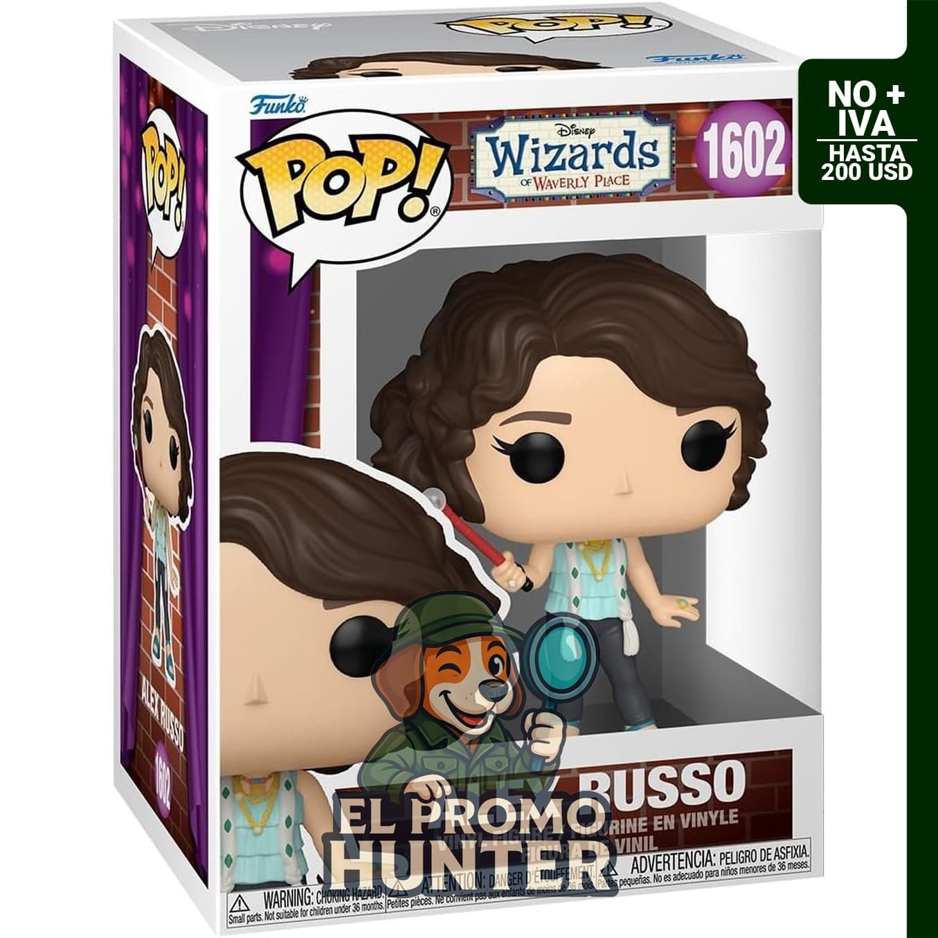 Funko Pop! Disney: Magos de Waverly Place - Alex Russo, figura coleccionable.