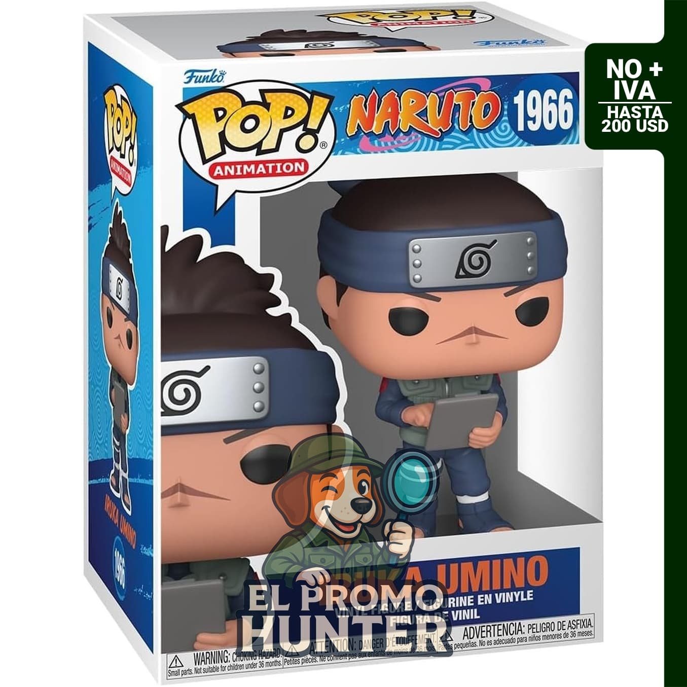 Funko POP! Animación: Naruto Classic - Iruka Umino, figura coleccionable de vinilo.