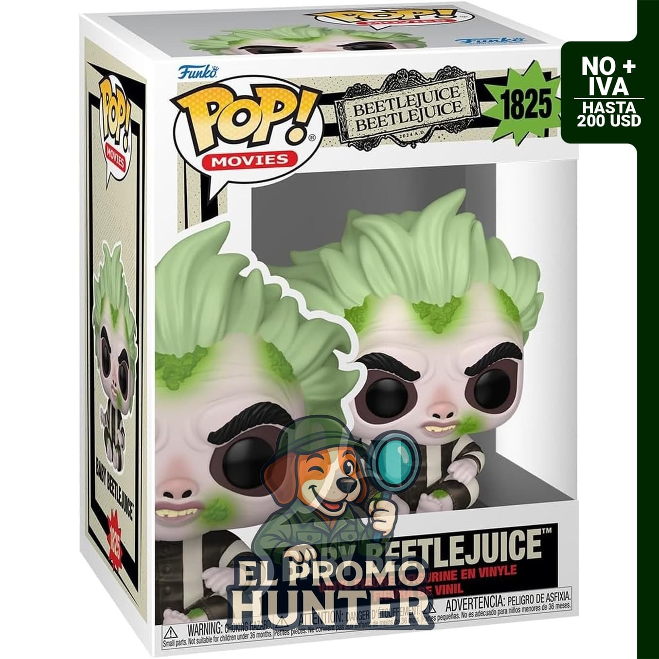Funko Películas: Beetlejuice 2 - Baby Beetlejuice, figura coleccionable.