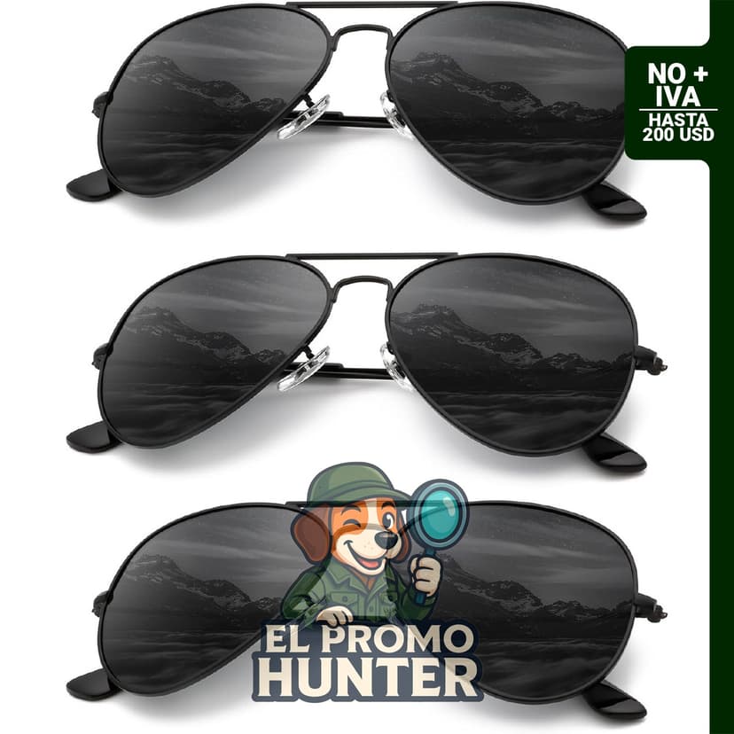 Gafas de sol de aviador polarizadas con protección UV para hombres y mujeres.
