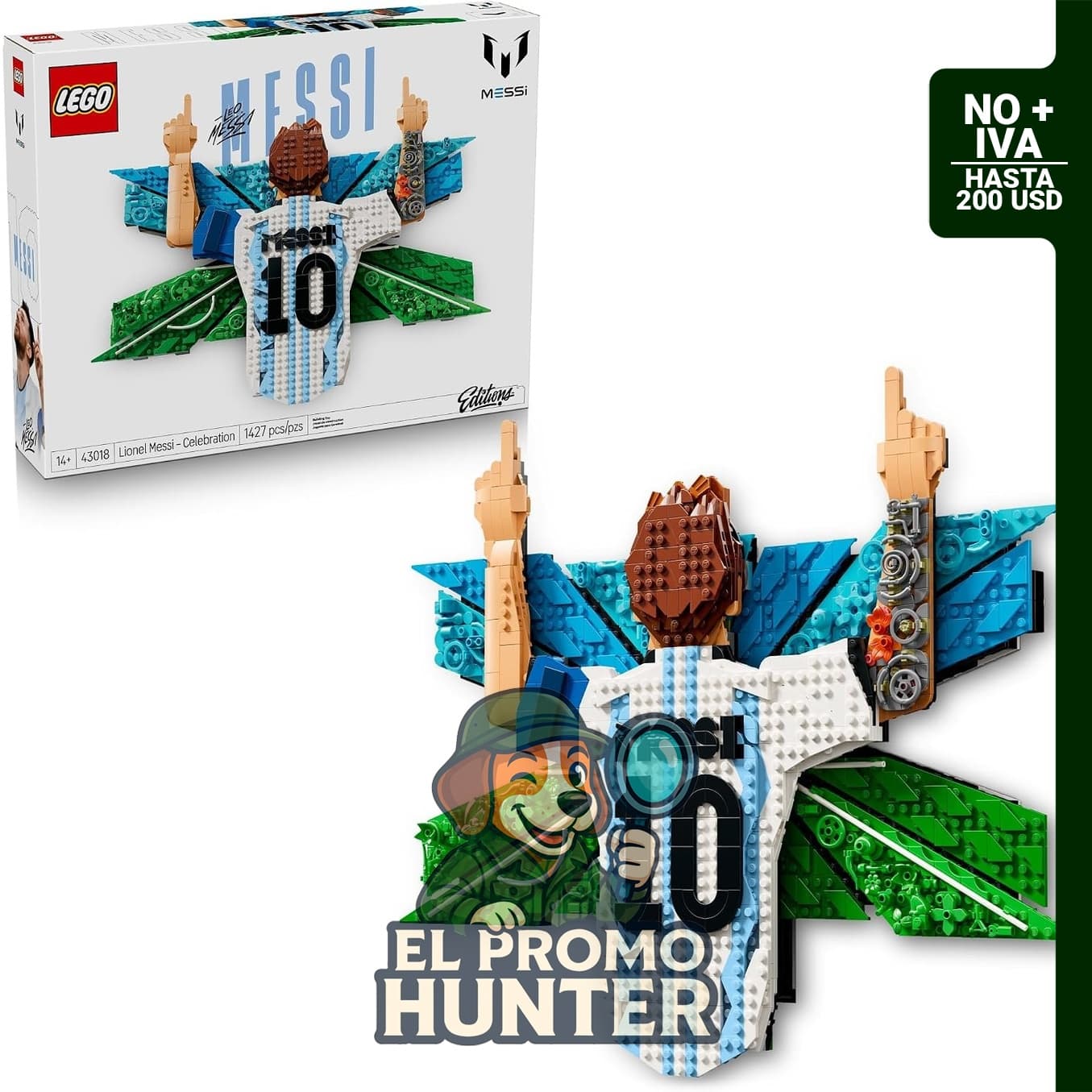 LEGO Editions Lionel Messi – Juego de construcción para niños a partir de 14 años.