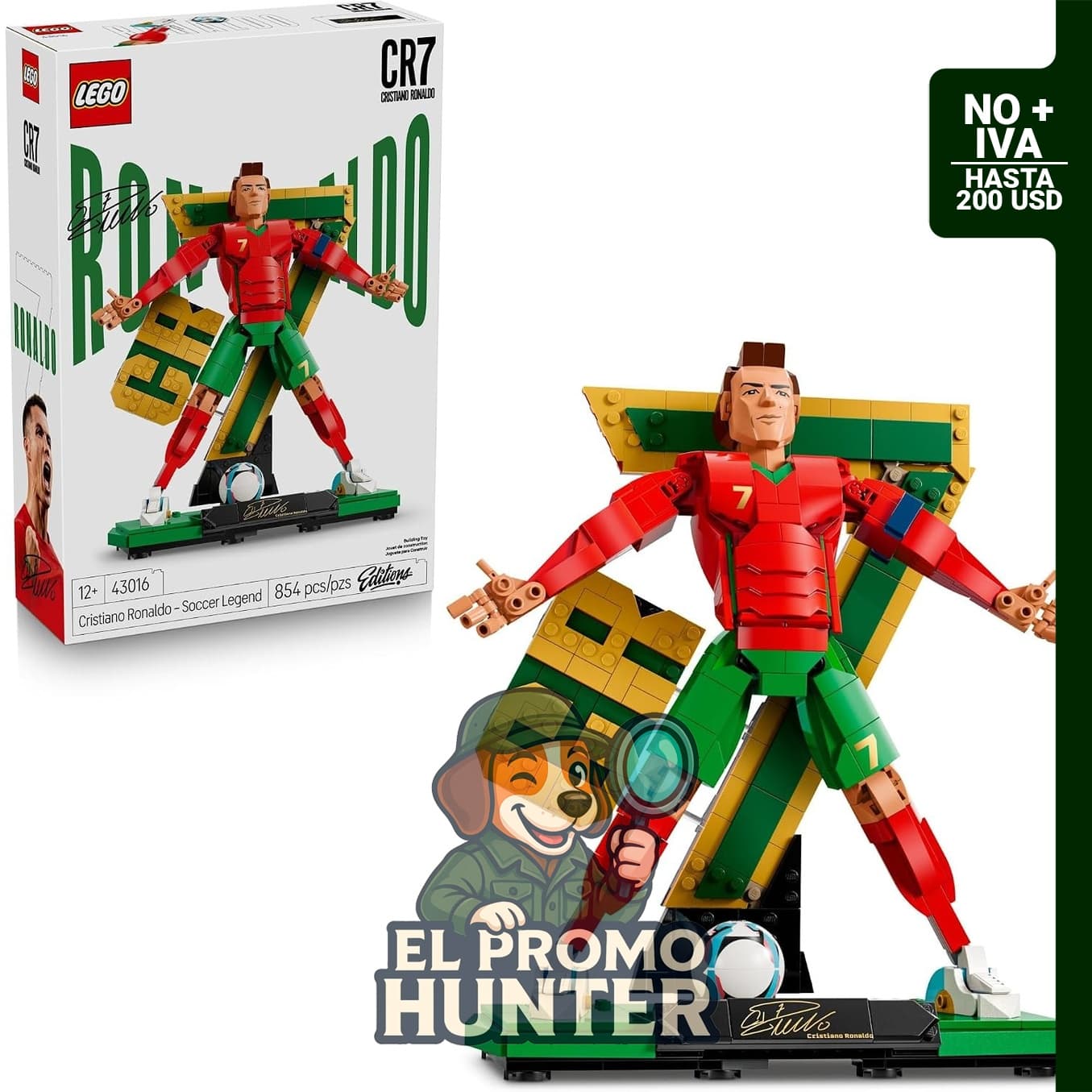 LEGO Editions Cristiano Ronaldo – Juego de construcción para niños a partir de 12 años.