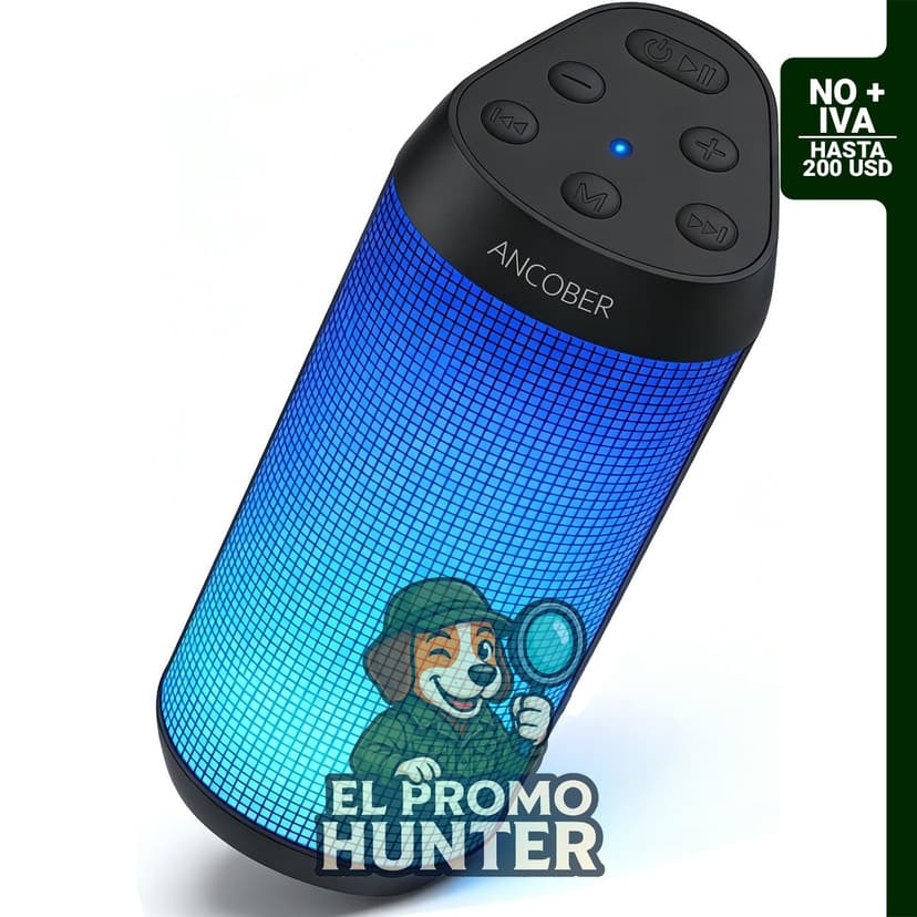 Altavoz Bluetooth inalámbrico portátil de sonido estéreo HD de 20 W.