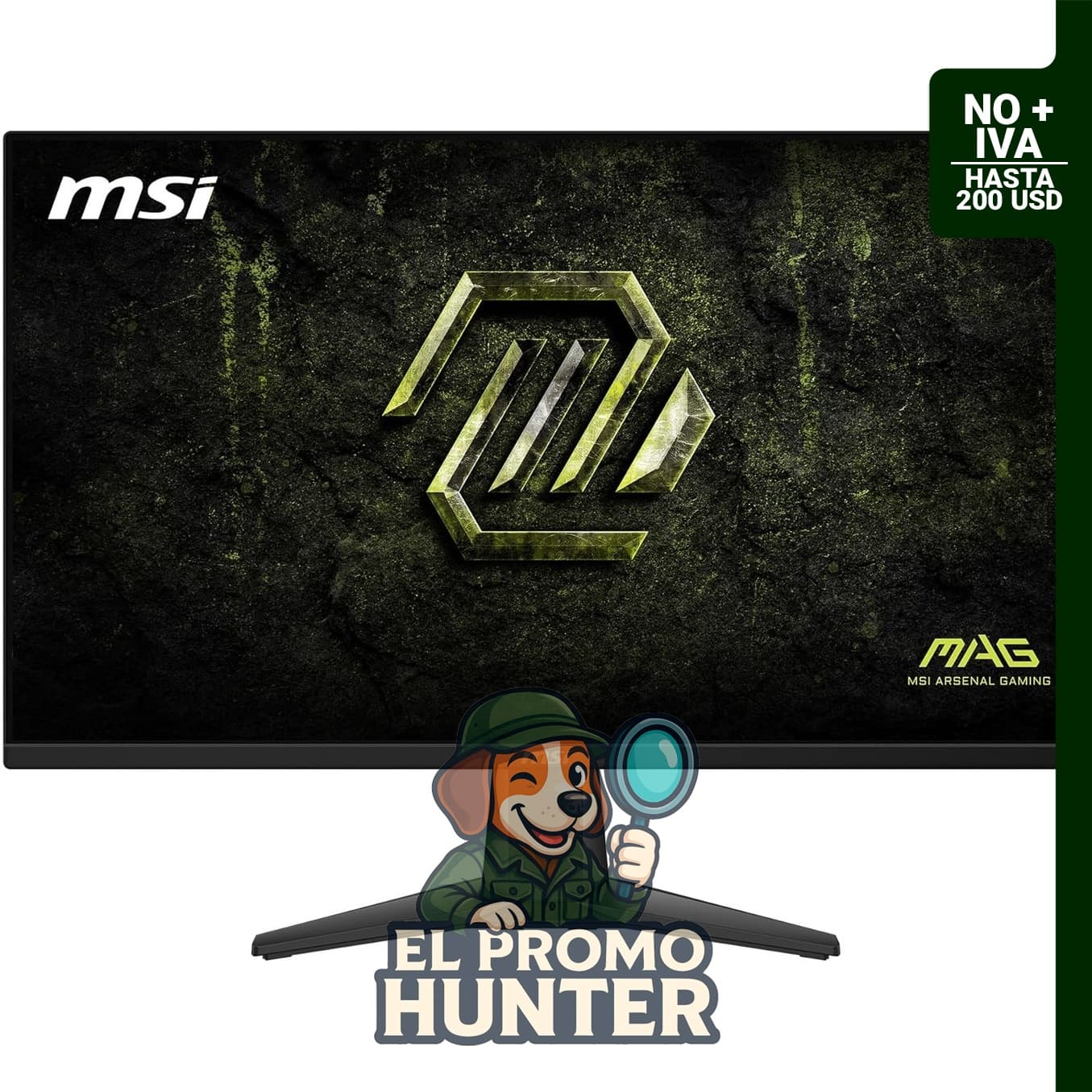 MSI MAG 275QF E20 - Monitor de 27" (68.6 cm) WQHD 2560 x 1440, 200Hz, 0.5ms, compatible con AMD FreeSync y NVIDIA G-SYNC.
