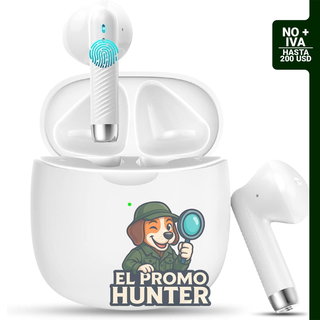 Jxrev Auriculares inalámbricos Bluetooth 5.4 con cancelación de ruido y micrófono, impermeables y deportivos.