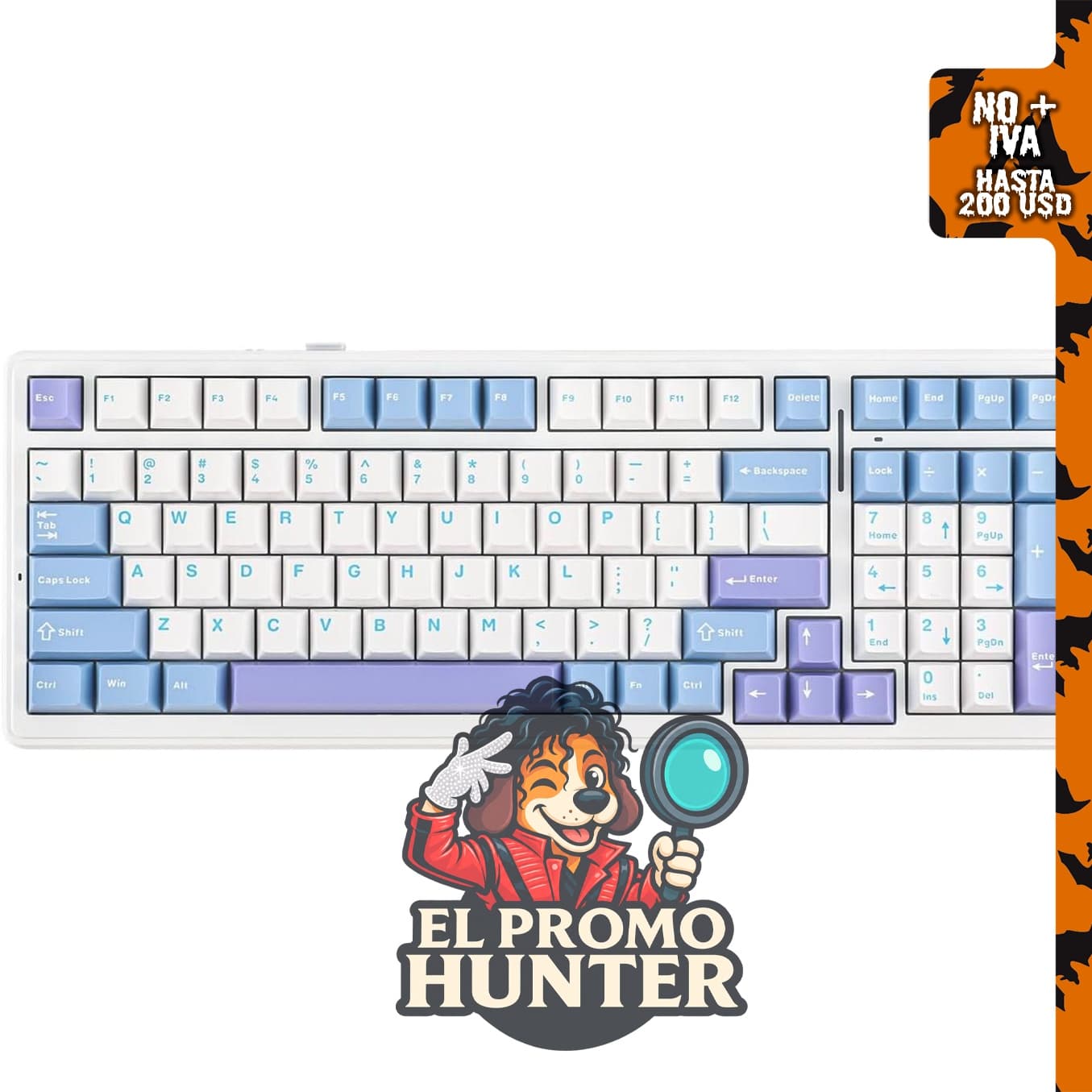 EPOMAKER x Aula F99 Teclado mecánico inalámbrico con junta intercambiable.