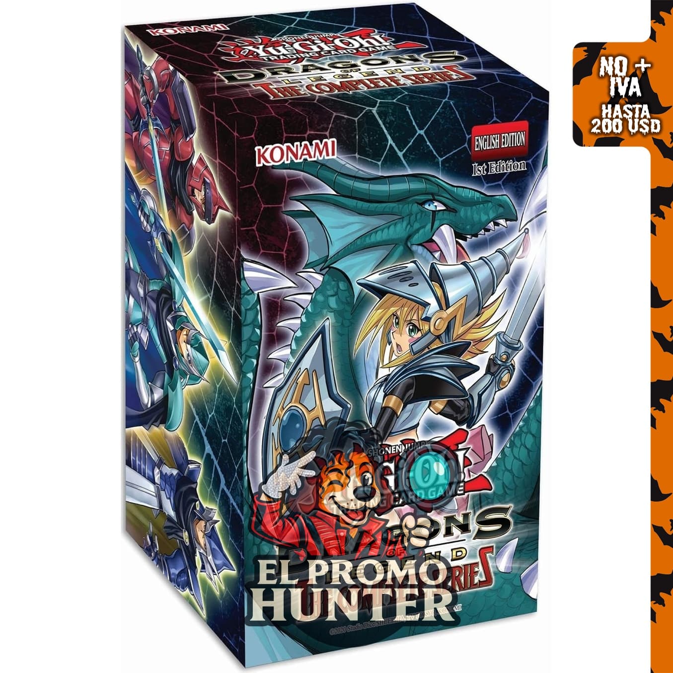 Yu-Gi-Oh! Trading Cards Dragon of Legend Serie Completa Deck, Multicolor
