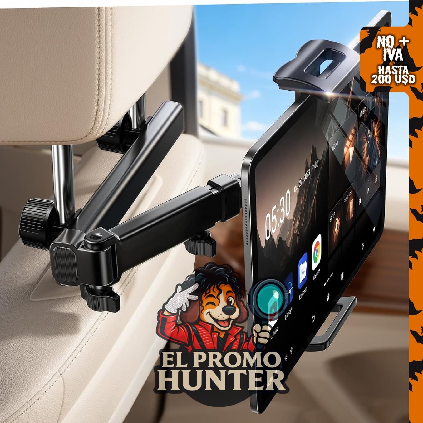 Soporte para iPad LISEN para coche, modelo 4.